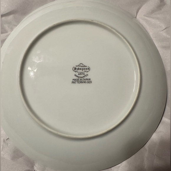 Set of 6 salad plates. Silver Rose by Fukagawa pattern 920 discontinued - Picture 6 of 7